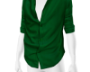 Open Button Shirt/Green