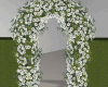 White Floral Hedge Arc 2