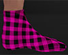 Pink Socks Plaid (M)