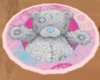 pink tatty teddy rug