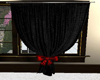 Black Curtain w Red Bow