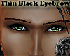 Thin Black Eyebrows Male