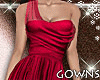 gown . fantasy red