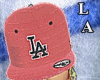 LA fitted red