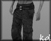 [KD] Cargo Pants Black