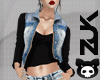 [Z] Denim Vest+shirt ll