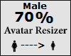 Avatar scaler 70% Male