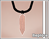 . rose gold necklace