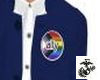 LGBTQ Ally Button M/F