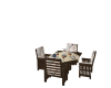 Breakfast table wicker