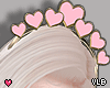 Y- Hearts Crown Pink