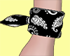 Wrist Bandana (R) Black