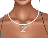 Necklace Letter Z