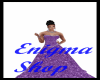 XE Beaded Purple  gown