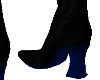 (V) Blue heeled boot