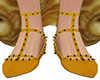 Golden Valentine shoes