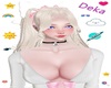 Collar Corazon Letra D