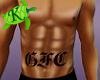 K  GFC Belly Tattoo