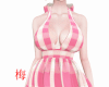 梅  pink summer dress