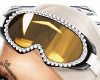 VV$ Ski Goggles Gold