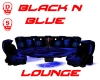 Blue n black lounge