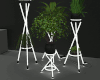Plants with Neon Holder