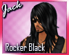 Rocker Black Long Hair