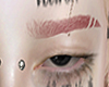 𝔁. My brows 2 red