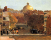 Painting by Hassam