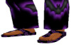 Halloween bat slippers