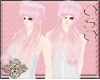 ~O~Pnk Fur Hat/Pink Hair