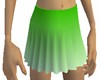 Green graduated skirt