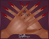 [S] Nails Red + Ring