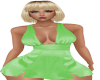 Sxy Satin Green L Dress