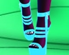 Neon Blue Heels