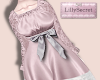 silk gown smork pink