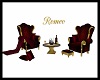 Red/Gold Armchairs
