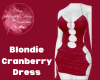 Blondie Cranberry Dress