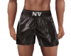 NV Black Satin Shorts