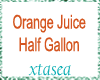 Orange Juice half Gallon