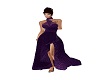Purple design dress