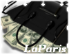 (LA) Black Money Bag