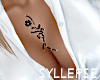 Chest tattoo flower