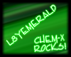 L8yEmerald Chem-X Badge