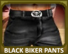 Black Biker Pants