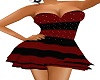 red/bl stripe mini dress