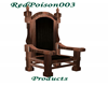 {RP} Throne simple woode