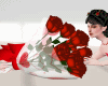 Red Bouque and Pose
