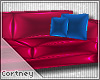 C~ hot pink sofa!  >.<