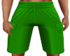 Green Cargo Shorts